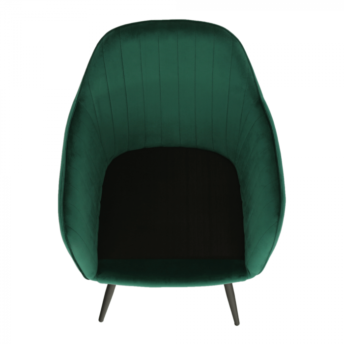 Fotoliu de design, catifea Velvet smarald, ZIRKON [9]