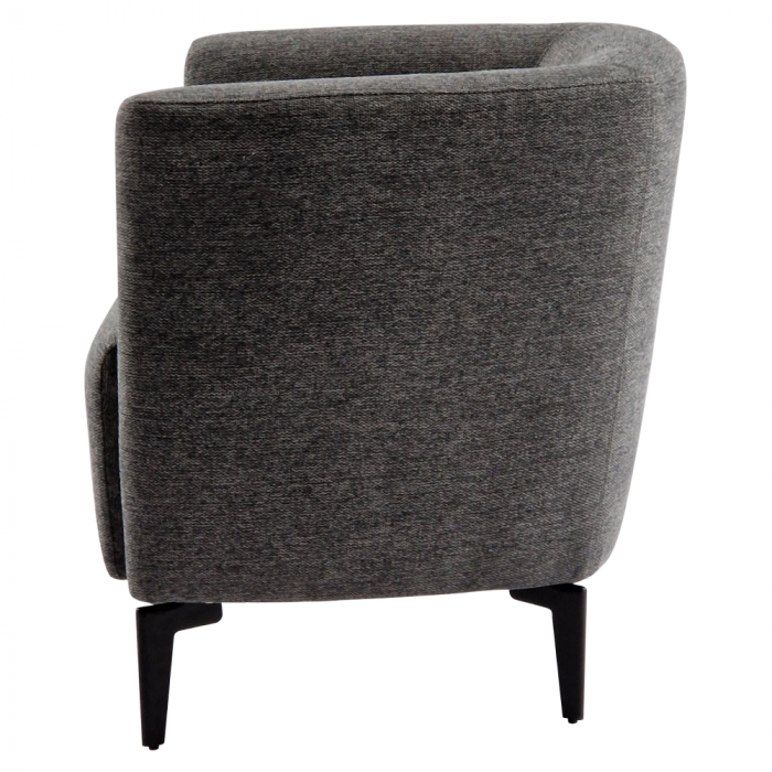 Fotoliu de design, gri / negru, KAPY [6]