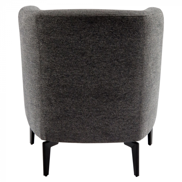 Fotoliu de design, gri / negru, KAPY [7]