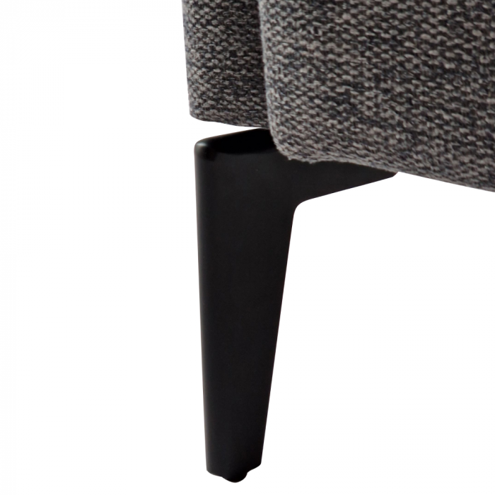 Fotoliu de design, gri / negru, KAPY [13]