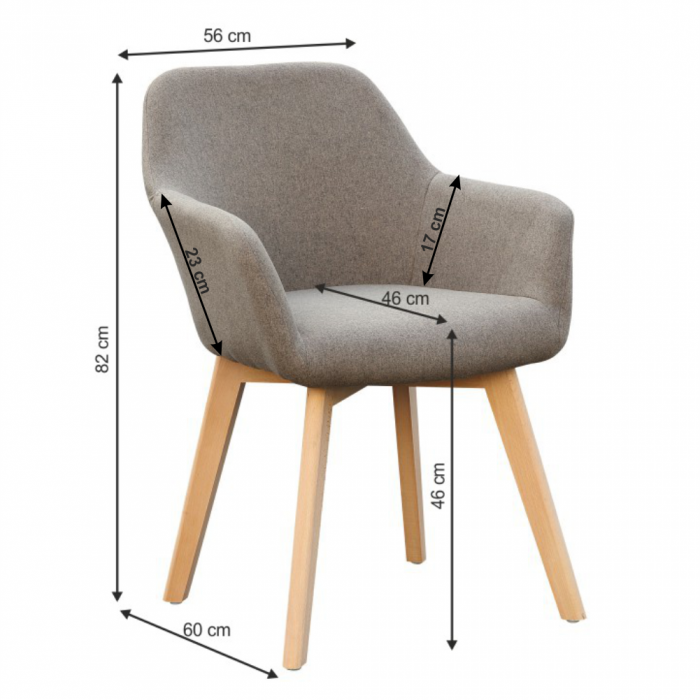 Fotoliu de design, maro/fag, CLORIN NEW [5]