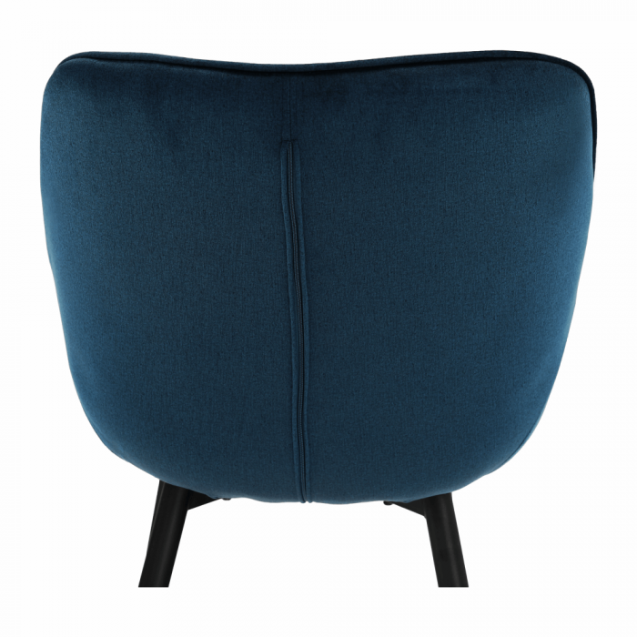 Fotoliu de design, material textil Velvet albastru, FEDRIS [2]