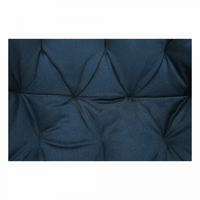 Fotoliu de design, material textil Velvet albastru, FEDRIS [9]