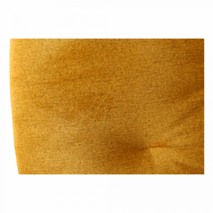 Fotoliu de design, material textil Velvet galben, FEDRIS [11]