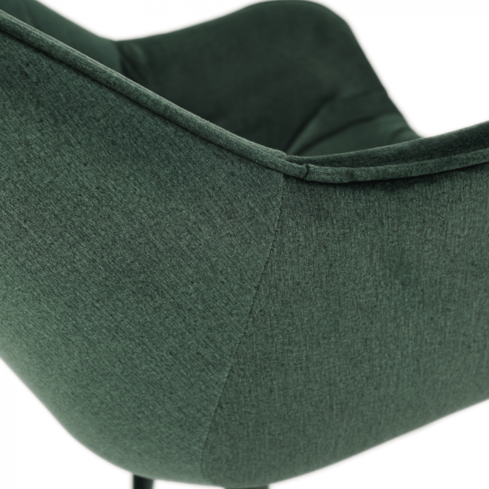 Fotoliu de design, material textil Velvet verde, FEDRIS [8]