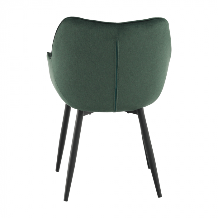 Fotoliu de design, material textil Velvet verde, FEDRIS [3]