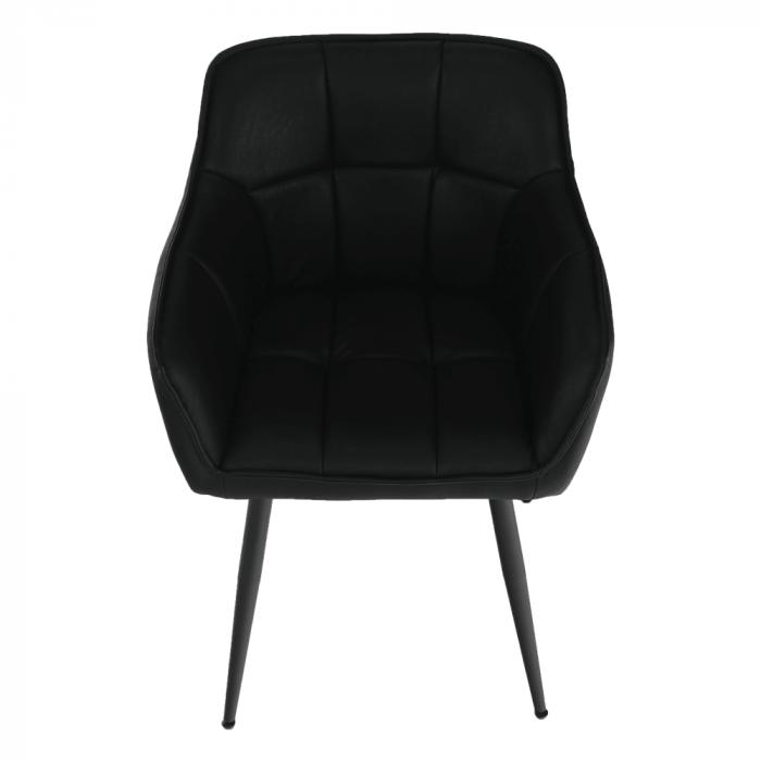 Fotoliu de design, negru, TOPAZ [6]