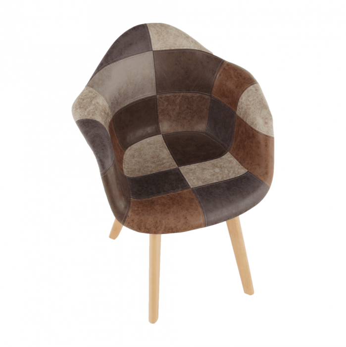 Fotoliu de design, patchwork/fag, TERST [16]