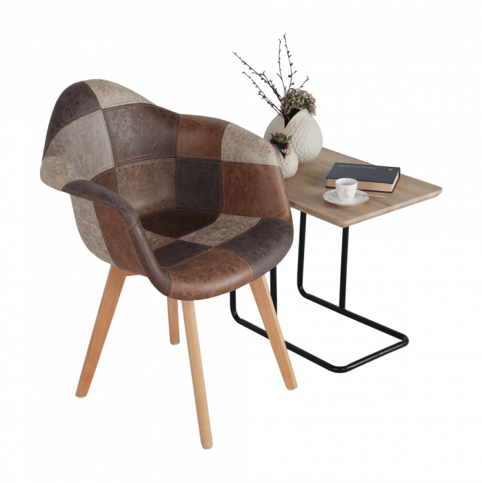 Fotoliu de design, patchwork/fag, TERST [9]