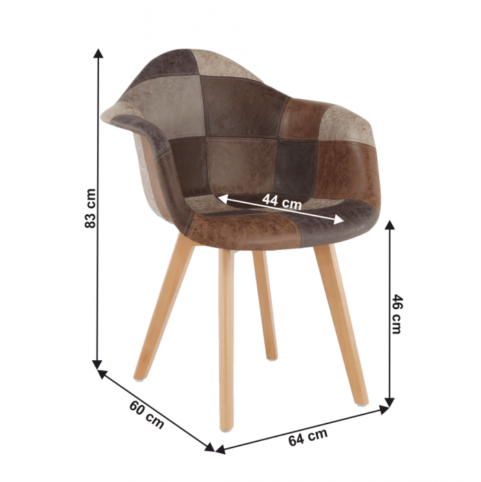 Fotoliu de design, patchwork/fag, TERST [17]