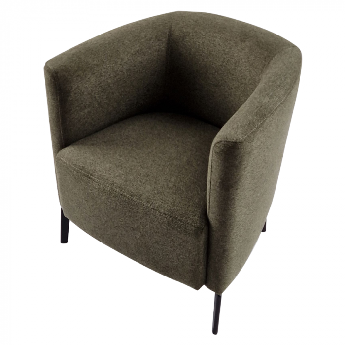 Fotoliu de design, verde / negru, KAPY [7]