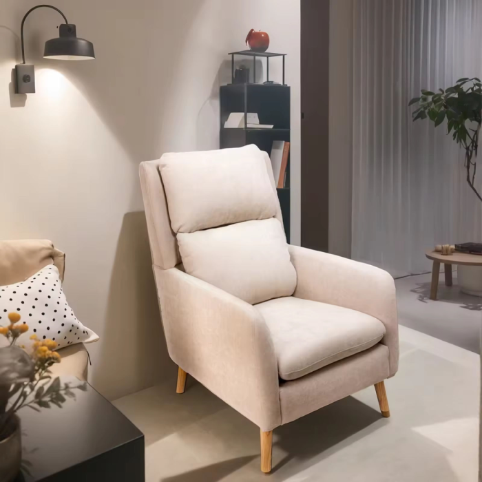 Fotoliu de relaxare, bej, DEMIR [5]