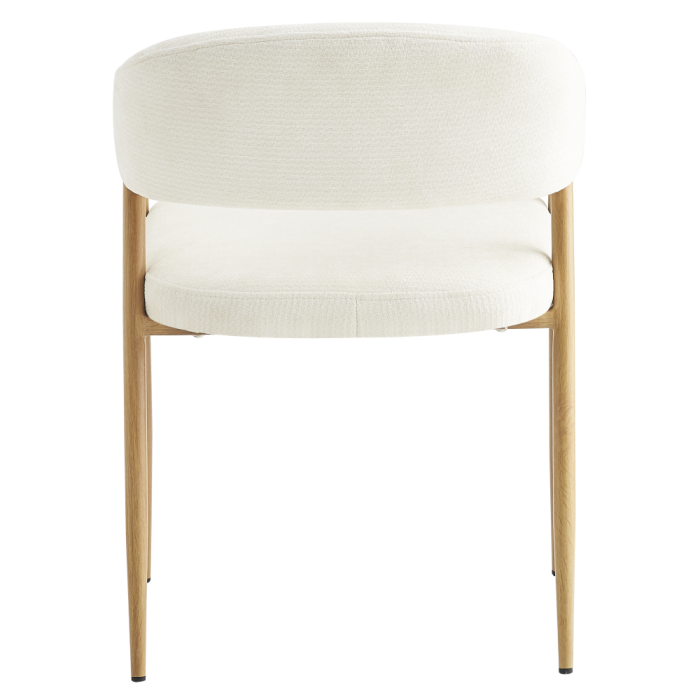 Fotoliu de sufragerie de design, crem/fag, NIZAR TYP 1 [4]