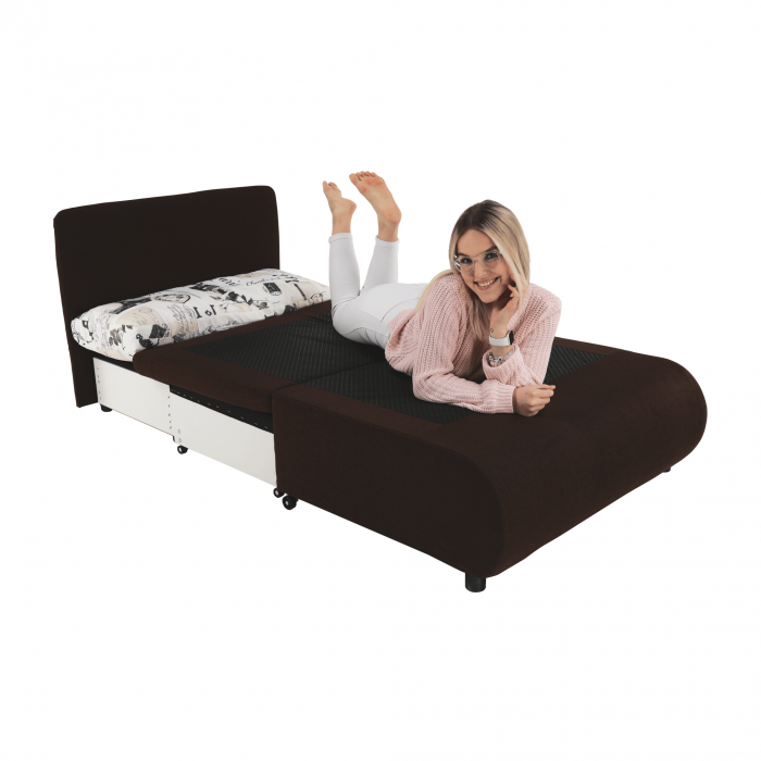 Fotoliu extensibil, maro/model, KENY NEW [9]