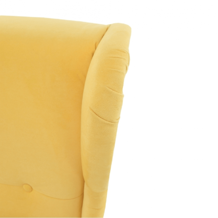 Fotoliu, material textil galben/wenge, RUFINO 3 NEW [12]