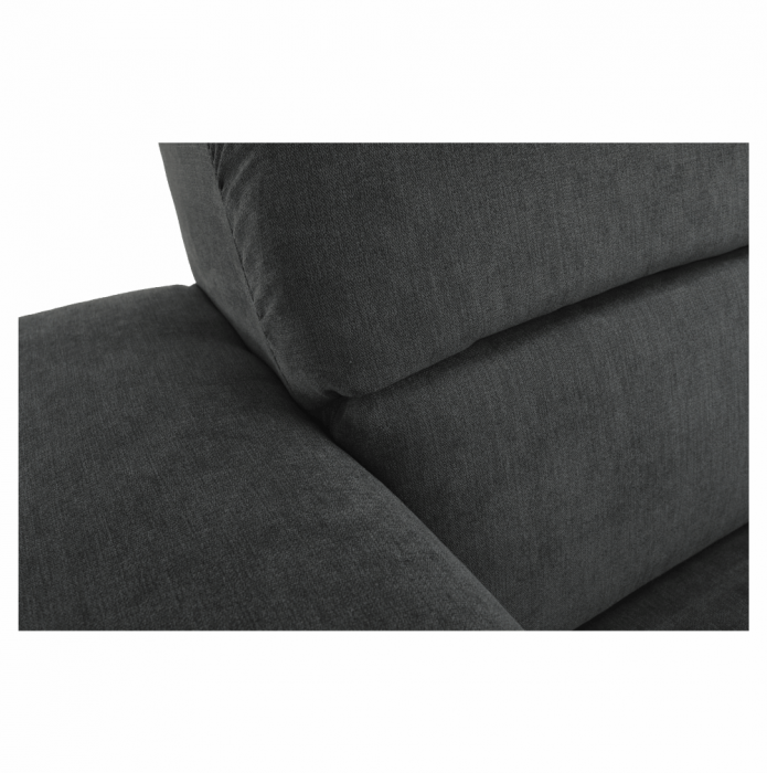 Fotoliu, material textil gri, SANTIAGO [10]