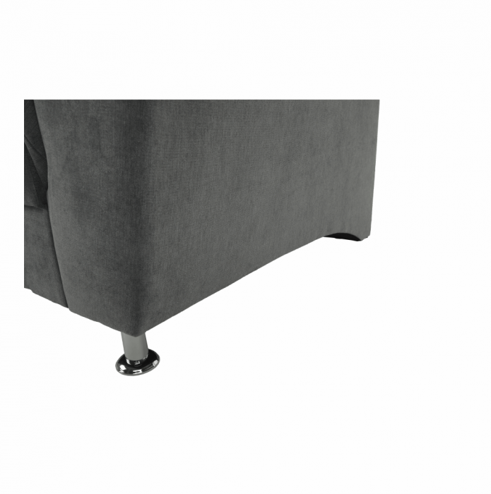 Fotoliu, material textil gri, SANTIAGO [7]