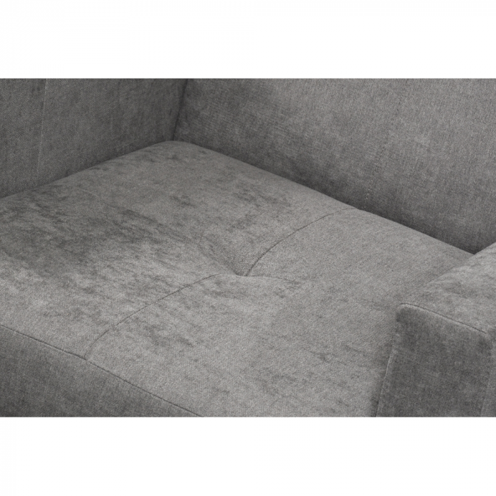 Fotoliu, material textil gri, VALDO [4]