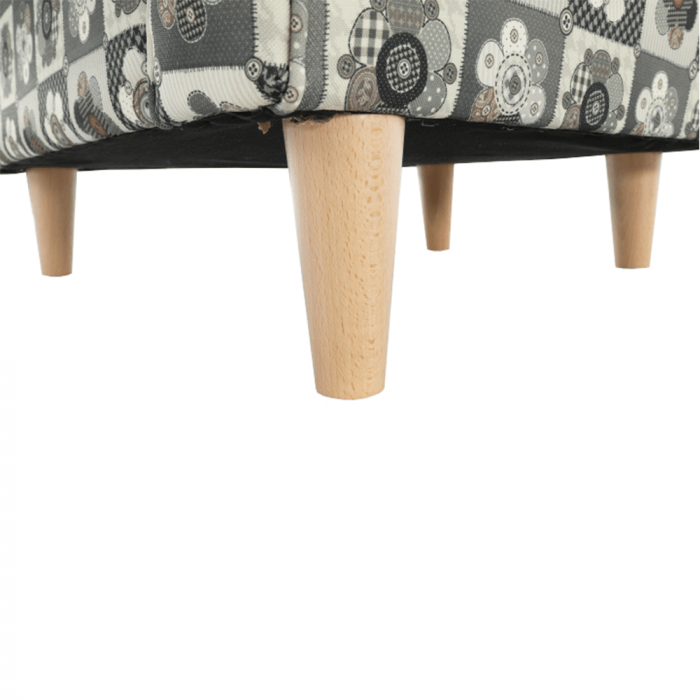 Fotoliu, material textil în stilul patchwork N1, CHARLOT [4]