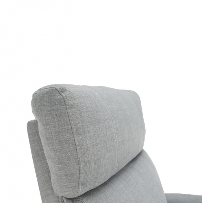 Fotoliu reglabil, material textil gri, FOREST [11]