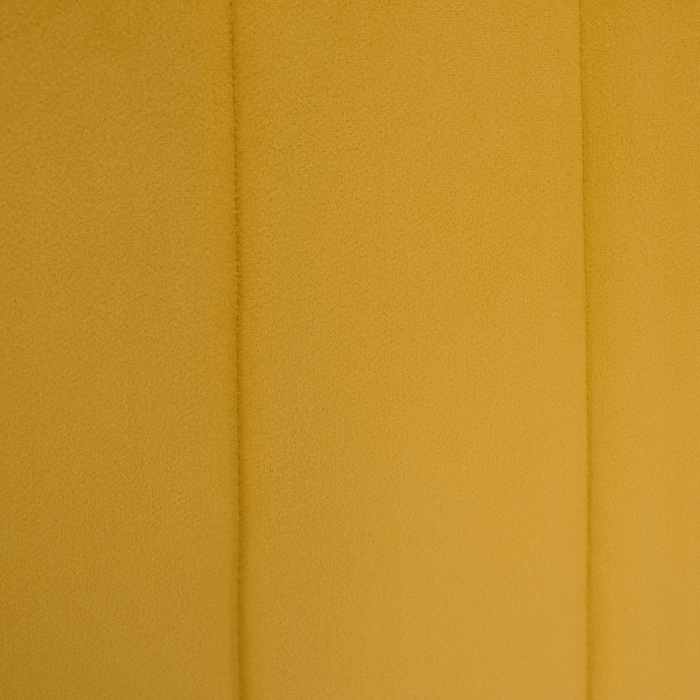 Fotoliu relaxant, ţesătură Velvet galben, BARET [16]