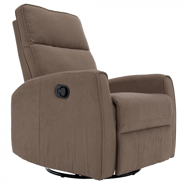 Fotoliu rotativ de relaxare, gri-maroniu taupe, MEKENZI [25]