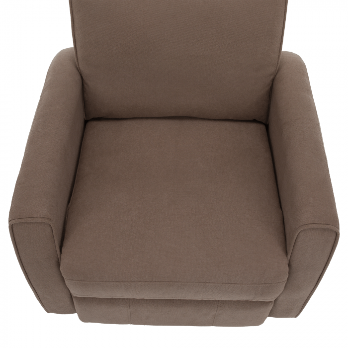 Fotoliu rotativ de relaxare, gri-maroniu taupe, MEKENZI [20]