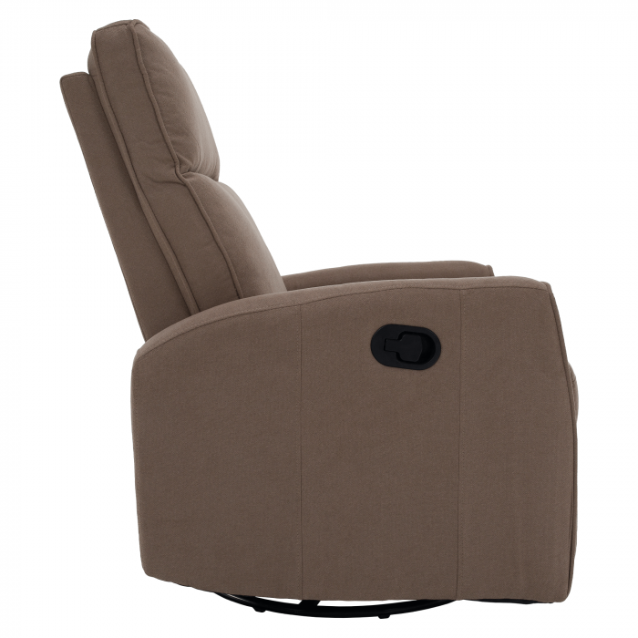 Fotoliu rotativ de relaxare, gri-maroniu taupe, MEKENZI [26]