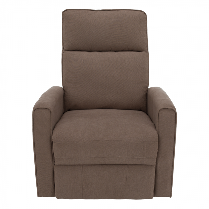 Fotoliu rotativ de relaxare, gri-maroniu taupe, MEKENZI [15]