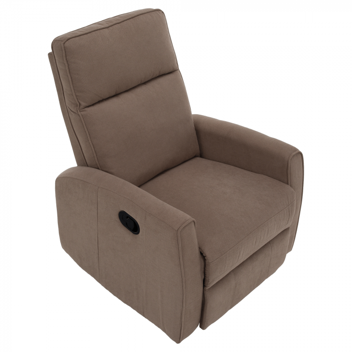 Fotoliu rotativ de relaxare, gri-maroniu taupe, MEKENZI [24]