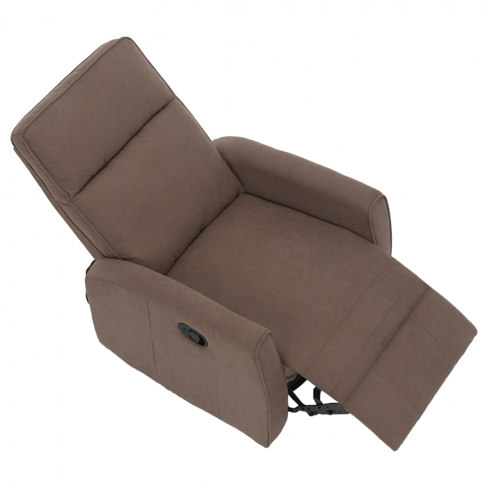 Fotoliu rotativ de relaxare, gri-maroniu taupe, MEKENZI [14]