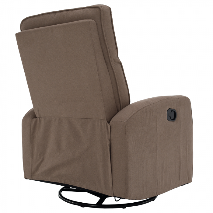 Fotoliu rotativ de relaxare, gri-maroniu taupe, MEKENZI [28]