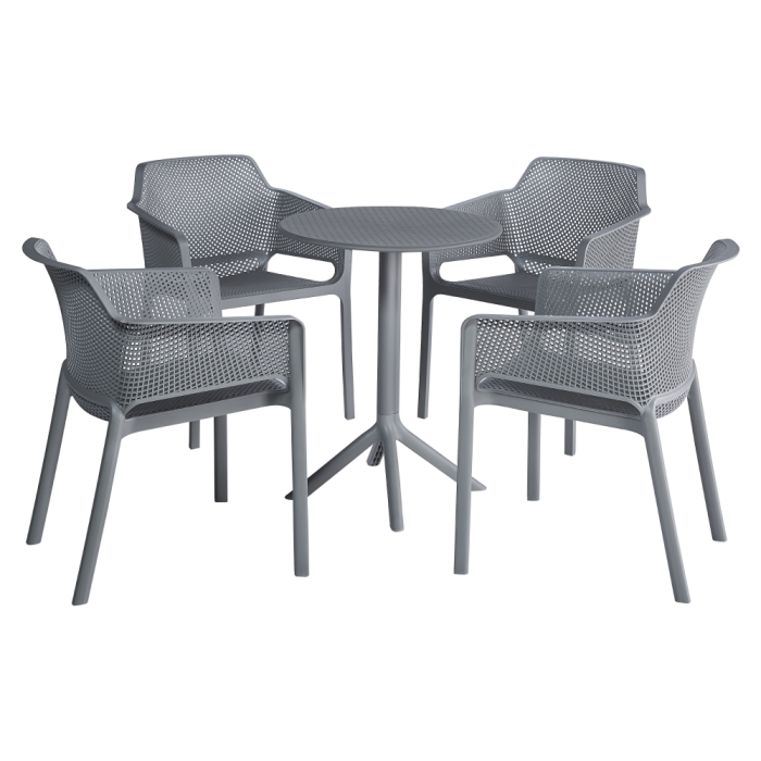 Fotoliu stivuibil, gri, LAVTON [3]