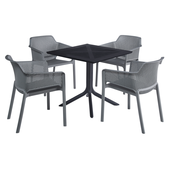 Fotoliu stivuibil, gri, LAVTON [4]