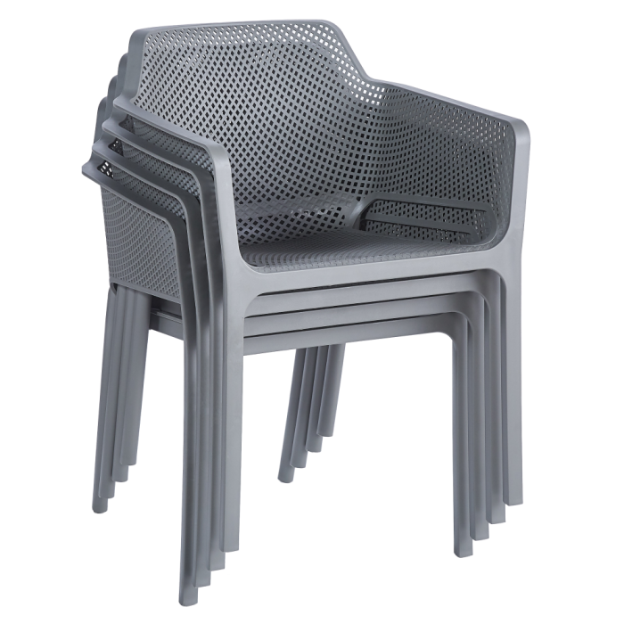 Fotoliu stivuibil, gri, LAVTON [2]