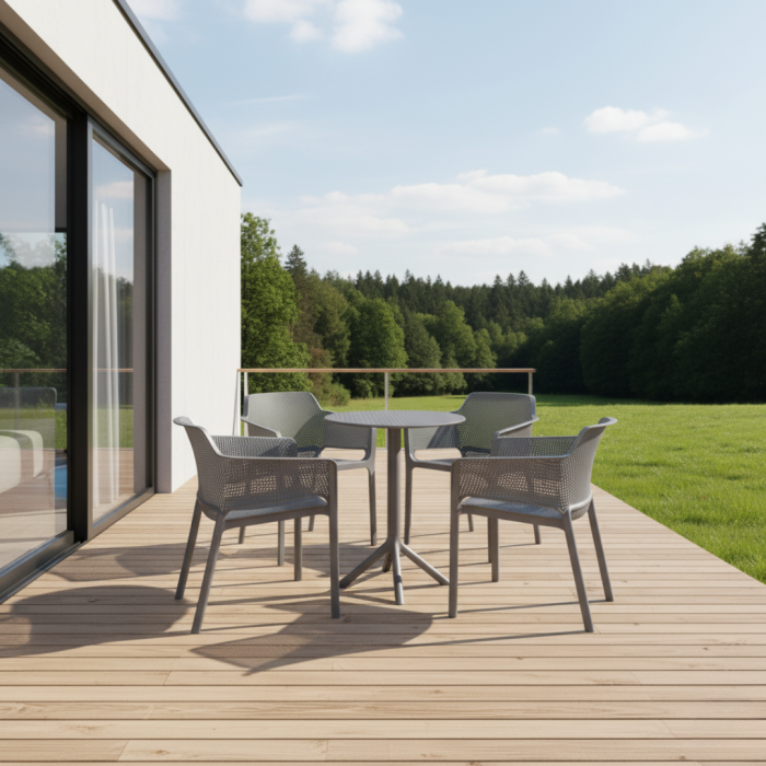 Fotoliu stivuibil, gri, LAVTON [7]