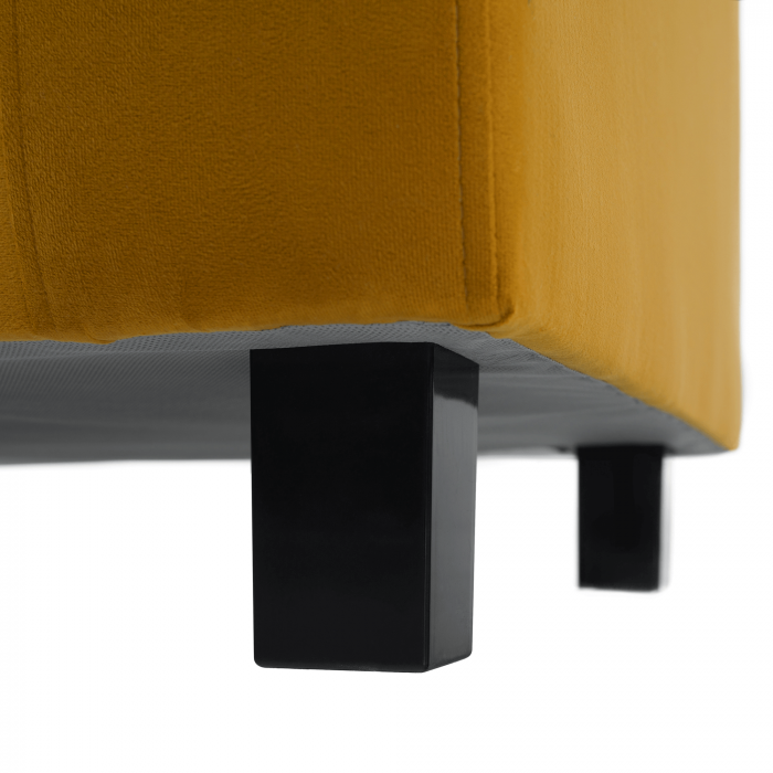 Fotoliu, ţesătură muştar, LUANA [14]