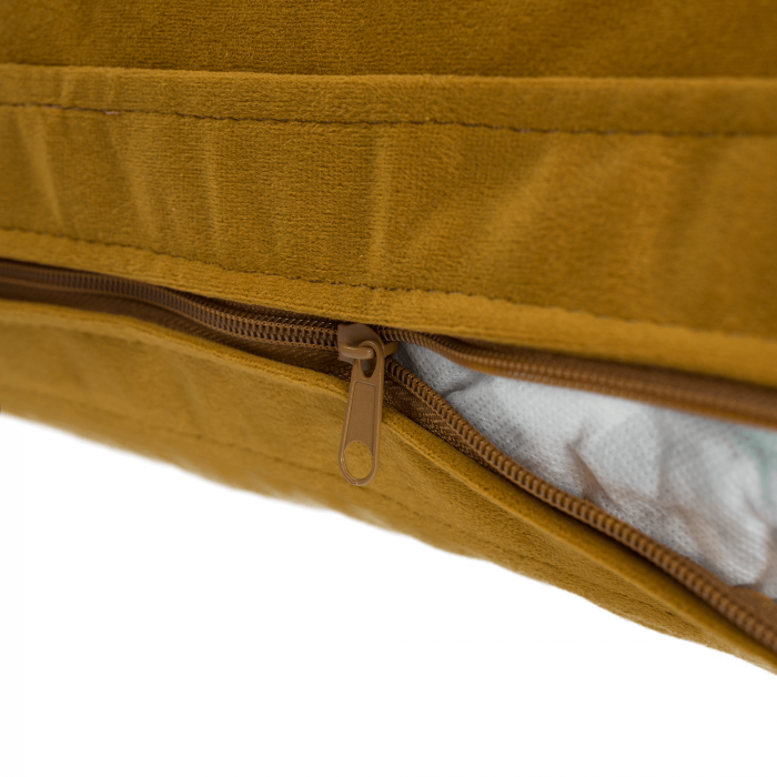 Fotoliu, ţesătură muştar, LUANA [12]