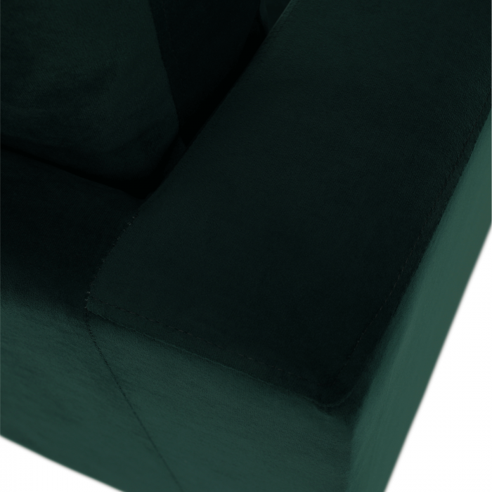 Fotoliu, ţesătură smarald, LUANA [8]