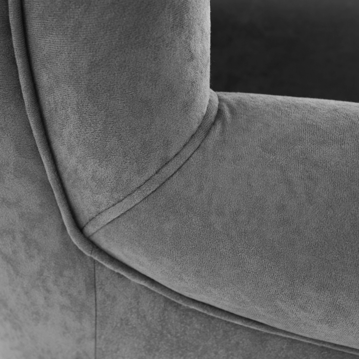 Fotoliu, textil gri, CHARLOT [6]