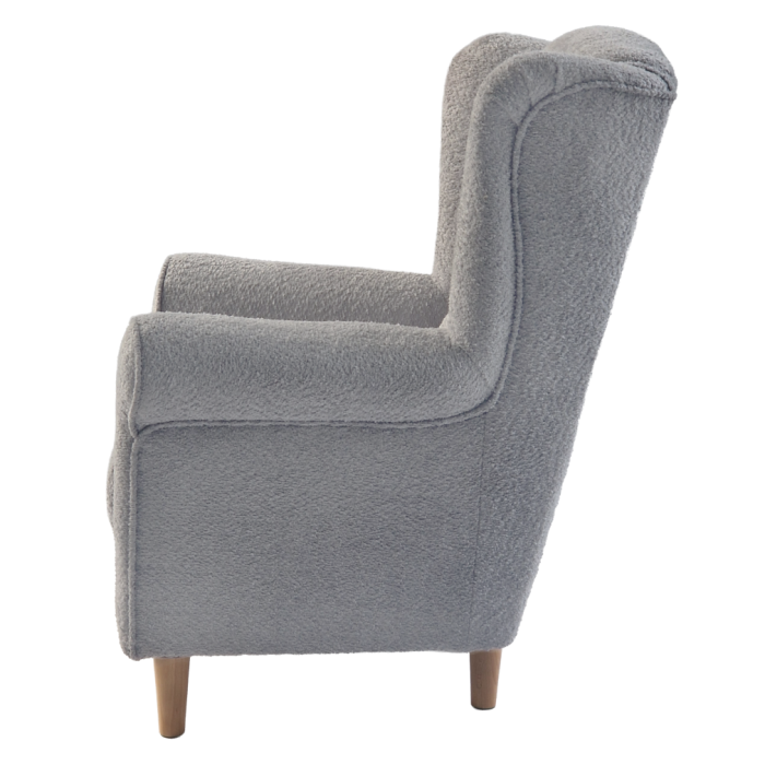 Fotoliu, textil gri Coral, CHARLOT [8]