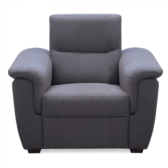Fotoliu, textil gri, la comandă, BORN [1]