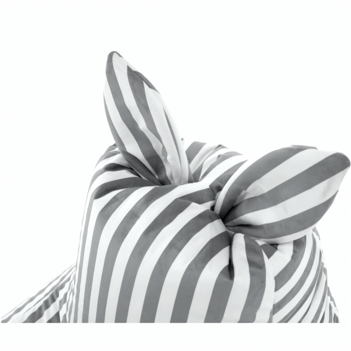 Fotoliu tip sac, alb/gri, LAPIN [20]