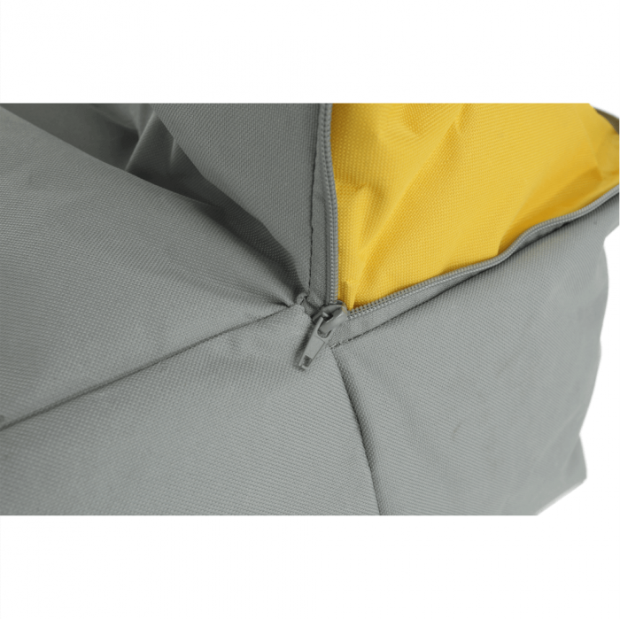 Fotoliu tip sac, gri/material textil verde, ALIMOR [24]