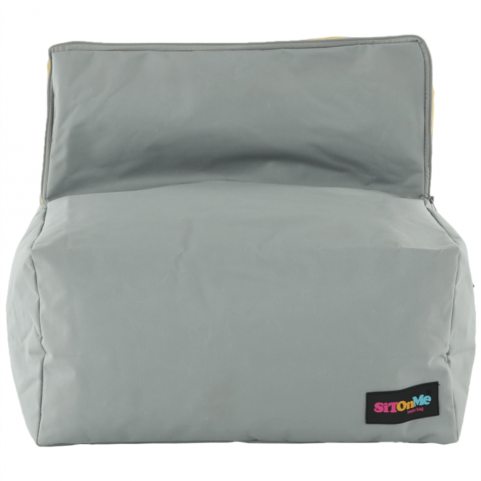 Fotoliu tip sac, gri/material textil verde, ALIMOR [7]