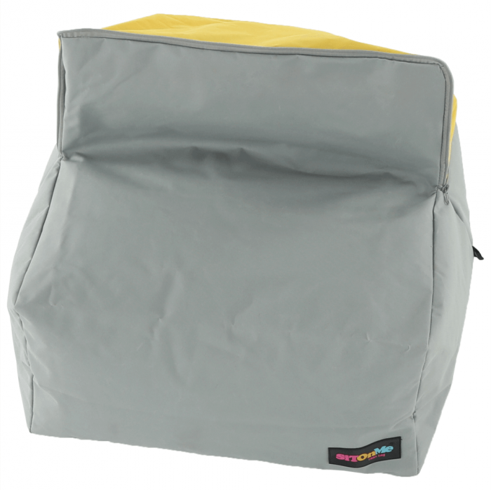 Fotoliu tip sac, gri/material textil verde, ALIMOR [11]