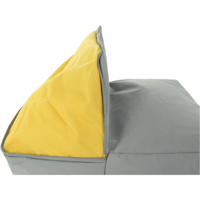 Fotoliu tip sac, gri/material textil verde, ALIMOR [20]