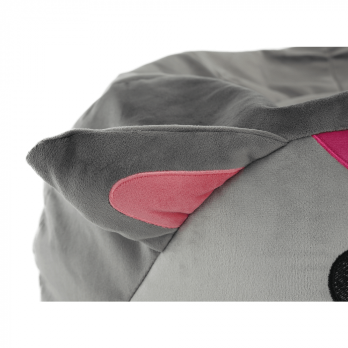 Fotoliu tip sac, material textil gri, BABY TIPUL 1 [12]