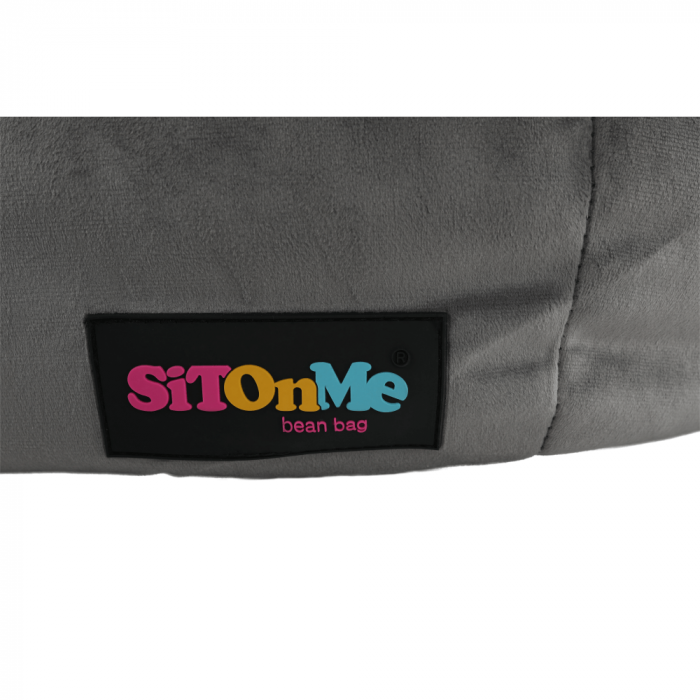 Fotoliu tip sac, material textil gri, BABY TIPUL 1 [14]