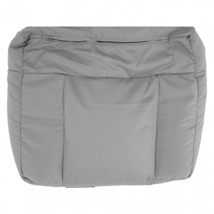 Fotoliu tip sac, material textil gri deschis, TAMPO [15]